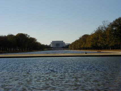 Lincoln Memorial and Reflecting Pool<br>Location: <a href="https://www.google.com/maps/search/?api=1&query=38.88941,-77.04018" target="_new">Lincoln Memorial Reflecting Pool</a>